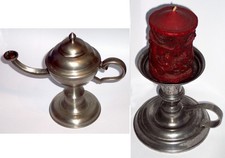 Zinn-Konvolut: Öllampe