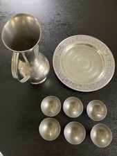 Sehr gut erhaltenes Zinn-Set -