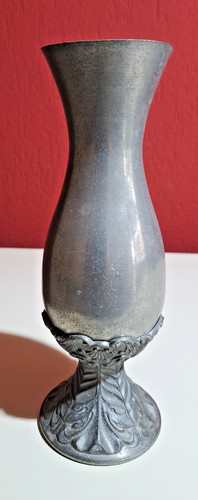 Vintage zinnvase vogel - vintage,