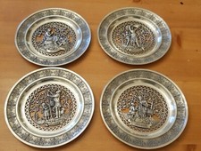 Zinn verschiedene Teller und