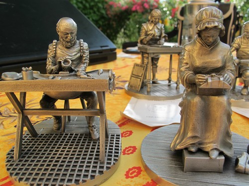 Skulpturen sammlung aus - aus, zinn