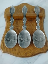 Vintage German Pewter Spoons