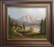 Ölgemälde Landschaft von G